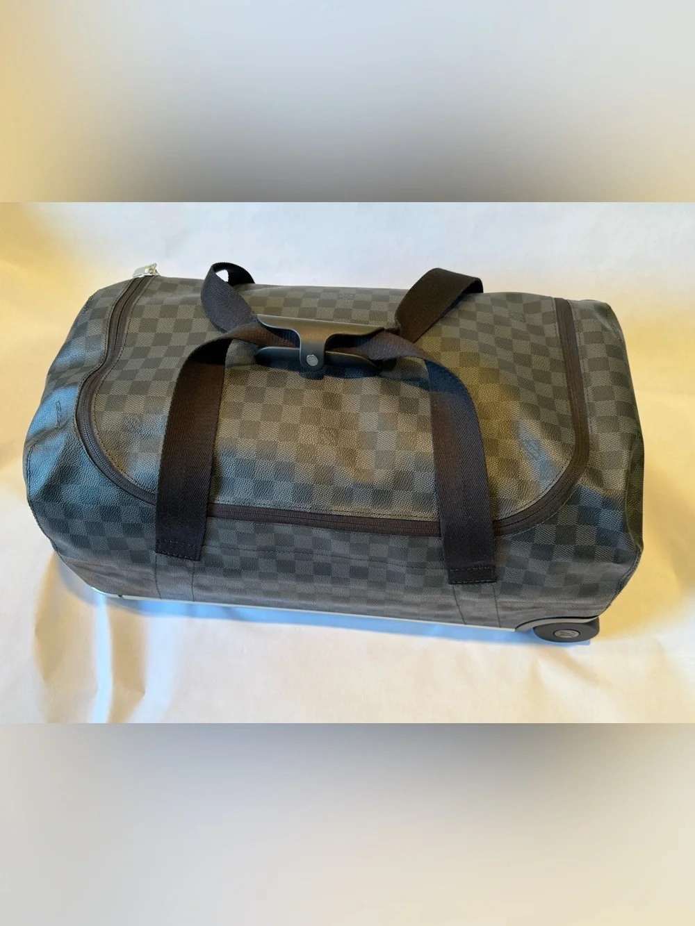 Louis Vuitton Damier Graphite Canvas Travel Duffel in Black